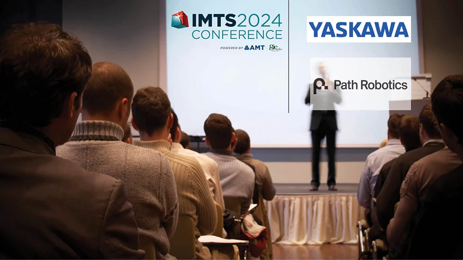 IMTS 2024, Path Robotics, and Yaskawa logos